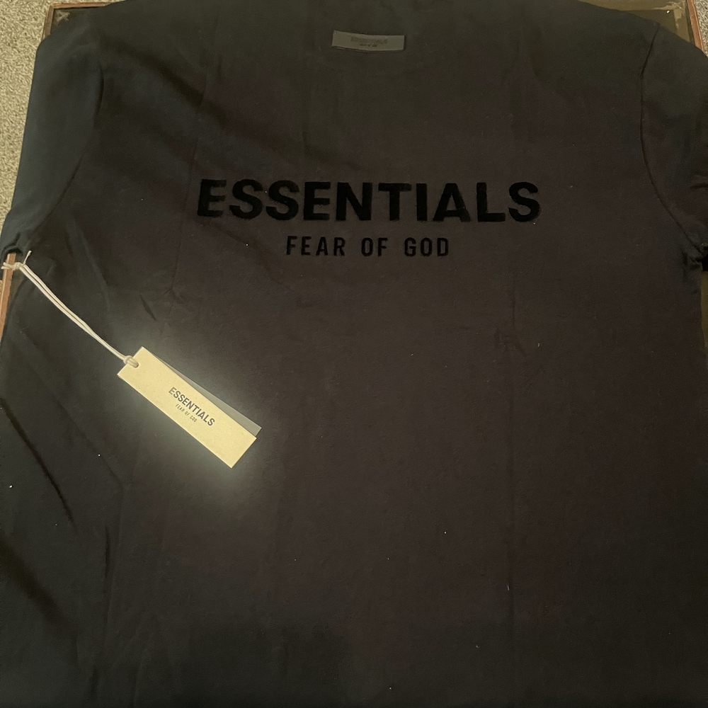 Essentials Black Short Sleeve Tee